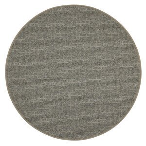 Kusový koberec Alassio šedobéžový kruh - 120x120 (průměr) kruh cm Vopi koberce