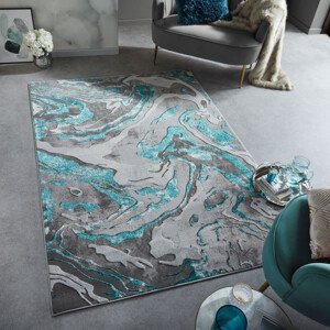 Kusový koberec Eris Marbled Emerald - 200x290 cm Flair Rugs koberce