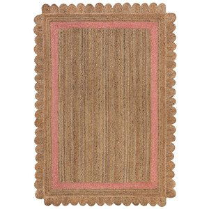 Kusový koberec Grace Jute Natural/Pink - 120x170 cm Flair Rugs koberce