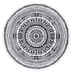 Kusový koberec Napkin grey kruh - 100x100 (průměr) kruh cm Dywany Łuszczów
