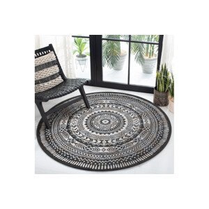 Kusový koberec Napkin black kruh - 140x140 (průměr) kruh cm Dywany Łuszczów