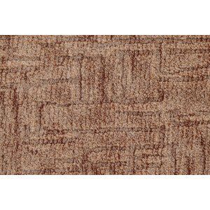 Metrážový koberec Dobro 65 tmavě béžový - Bez obšití cm ITC
