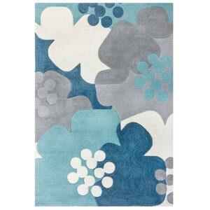 Kusový koberec Zest Retro Floral Blue - 120x170 cm Flair Rugs koberce