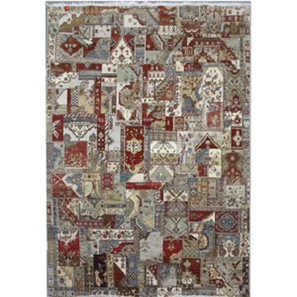 AKCE: 305x425 cm Ručně vázaný kusový koberec Diamond DC-PATCH RED MULTI - 305x425 cm Diamond Carpets koberce