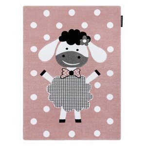Dětský kusový koberec Petit Dolly sheep pink - 140x190 cm Dywany Łuszczów