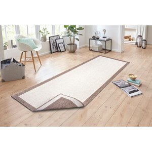 Kusový koberec Twin-Wendeteppiche 105474 Linen – na ven i na doma - 80x250 cm NORTHRUGS - Hanse Home koberce