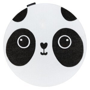 Dětský kusový koberec Petit Panda white kruh - 120x120 (průměr) kruh cm Dywany Łuszczów
