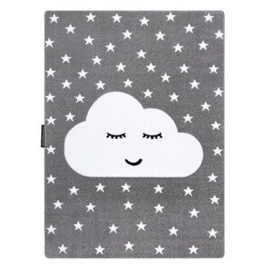 Dětský kusový koberec Petit Cloud stars grey - 140x190 cm Dywany Łuszczów