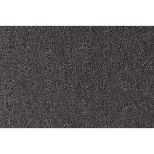 Metrážový koberec Cobalt SDN 64051 - AB černý, zátěžový - Kruh s obšitím cm Tapibel