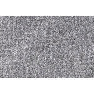 Metrážový koberec Cobalt SDN 64042 - AB světlý antracit, zátěžový - Kruh s obšitím cm Tapibel