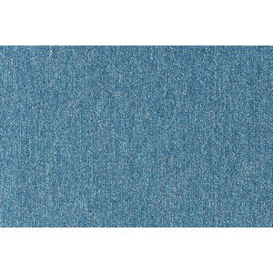 Metrážový koberec Cobalt SDN 64063 - AB tyrkysový, zátěžový - Kruh s obšitím cm Tapibel