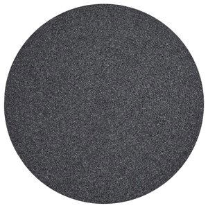 Kusový koberec Braided 105550 Dark Grey kruh – na ven i na doma - 200x200 (průměr) kruh cm NORTHRUGS - Hanse Home koberce