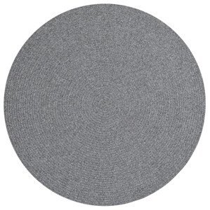 Kusový koberec Braided 105551 Light Grey kruh – na ven i na doma - 150x150 (průměr) kruh cm NORTHRUGS - Hanse Home koberce