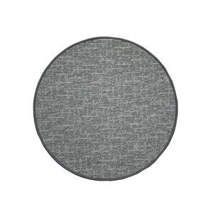 Kusový koberec Alassio šedý kruh - 100x100 (průměr) kruh cm Vopi koberce