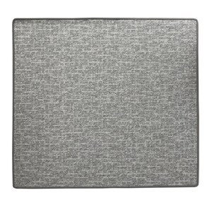 Kusový koberec Alassio šedý čtverec - 300x300 cm Vopi koberce