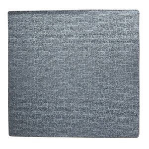 Kusový koberec Alassio modrošedý čtverec - 400x400 cm Vopi koberce