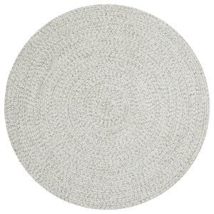 Kusový koberec Braided 105553 Light Melange kruh – na ven i na doma - 150x150 (průměr) kruh cm NORTHRUGS - Hanse Home koberce