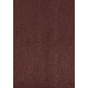 Neušpinitelný kusový koberec Nano Smart 302 vínový - 60x100 cm Lano - koberce a trávy