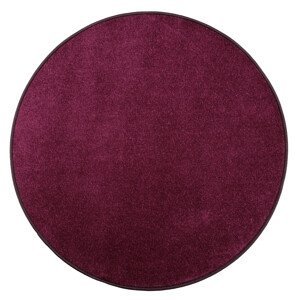 Kusový koberec Eton fialový 48 kruh - 160x160 (průměr) kruh cm Vopi koberce