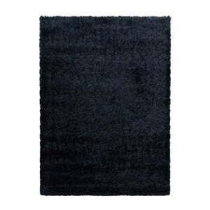 Kusový koberec Brilliant Shaggy 4200 Black - 120x170 cm Ayyildiz koberce