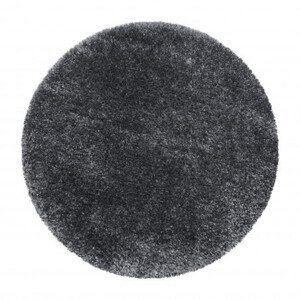 Kusový koberec Brilliant Shaggy 4200 Grey kruh - 80x80 (průměr) kruh cm Ayyildiz koberce
