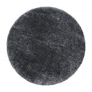 Kusový koberec Brilliant Shaggy 4200 Grey kruh - 160x160 (průměr) kruh cm Ayyildiz koberce