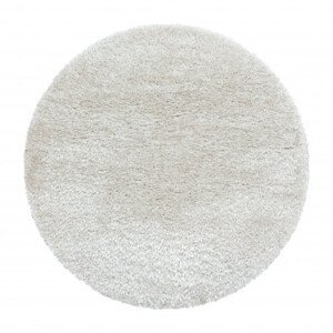 Kusový koberec Brilliant Shaggy 4200 Natur kruh - 120x120 (průměr) kruh cm Ayyildiz koberce