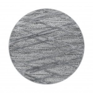 Kusový koberec Pisa 4706 Grey kruh - 80x80 (průměr) kruh cm Ayyildiz koberce
