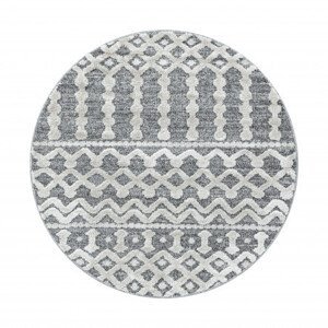 Kusový koberec Pisa 4710 Grey kruh - 120x120 (průměr) kruh cm Ayyildiz koberce