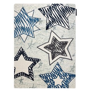 Dětský kusový koberec Petit Stars blue - 120x170 cm Dywany Łuszczów