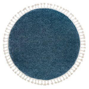 Kusový koberec Berber 9000 blue kruh - 120x120 (průměr) kruh cm Dywany Łuszczów