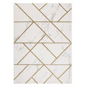 Kusový koberec Emerald geometric 1012 cream and gold - 120x170 cm Dywany Łuszczów