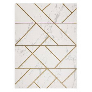 Kusový koberec Emerald geometric 1012 cream and gold - 160x220 cm Dywany Łuszczów