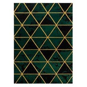 Kusový koberec Emerald 1020 green and gold - 80x150 cm Dywany Łuszczów