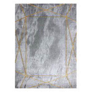 Kusový koberec Emerald 1022 grey and gold - 80x150 cm Dywany Łuszczów