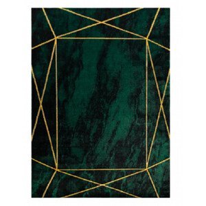 Kusový koberec Emerald 1022 green and gold - 80x150 cm Dywany Łuszczów