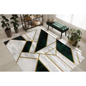 Kusový koberec Emerald 1015 green and gold - 120x170 cm Dywany Łuszczów