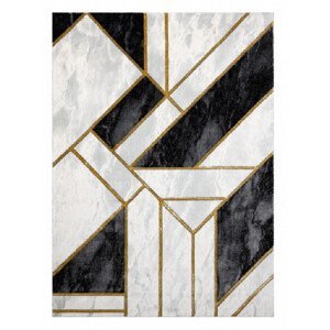 Kusový koberec Emerald 1015 black and gold - 80x150 cm Dywany Łuszczów