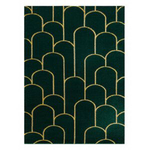 Kusový koberec Emerald 1021 green and gold - 80x150 cm Dywany Łuszczów