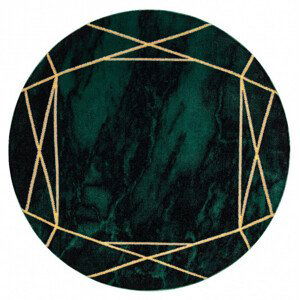 Kusový koberec Emerald 1022 green and gold kruh - 120x120 (průměr) kruh cm Dywany Łuszczów