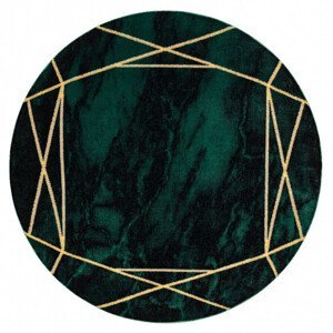 Kusový koberec Emerald 1022 green and gold kruh - 160x160 (průměr) kruh cm Dywany Łuszczów