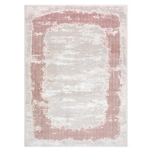 Kusový koberec Core A004 Frame beige/pink - 120x170 cm Dywany Łuszczów