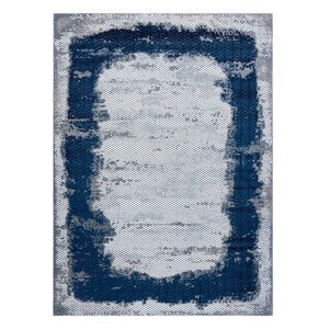 Kusový koberec Core A004 Frame blue/grey - 80x150 cm Dywany Łuszczów