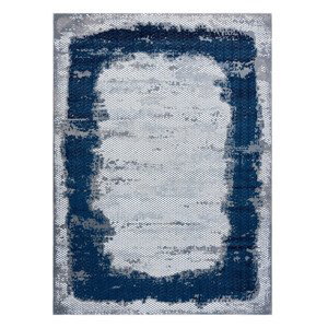 Kusový koberec Core A004 Frame blue/grey - 120x170 cm Dywany Łuszczów