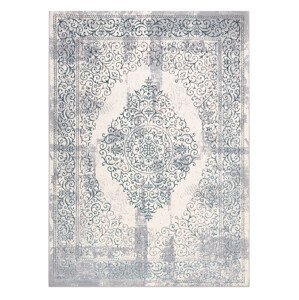 Kusový koberec Core W7161 Vintage rosette blue/cream and grey - 80x150 cm Dywany Łuszczów