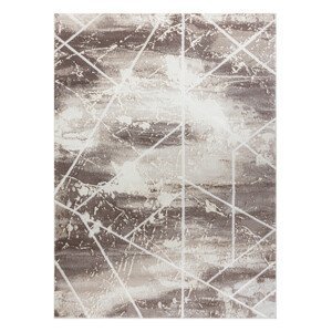 Kusový koberec Core 1818 Geometric ivory/white - 80x150 cm Dywany Łuszczów