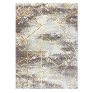 Kusový koberec Core 1818 Geometric ivory/gold - 120x170 cm Dywany Łuszczów