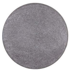 Kusový koberec Capri šedý kruh - 120x120 (průměr) kruh cm Vopi koberce