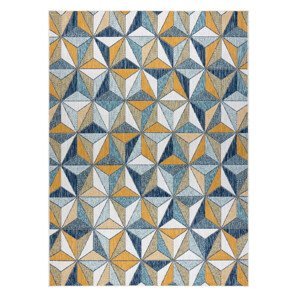 Kusový koberec Cooper Sisal Mosaic 22222 ecru/navy – na ven i na doma - 120x170 cm Dywany Łuszczów