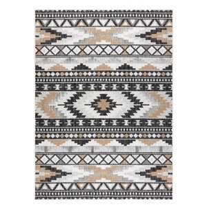 Kusový koberec Cooper Sisal Aztec 22235 ecru/black – na ven i na doma - 140x190 cm Dywany Łuszczów